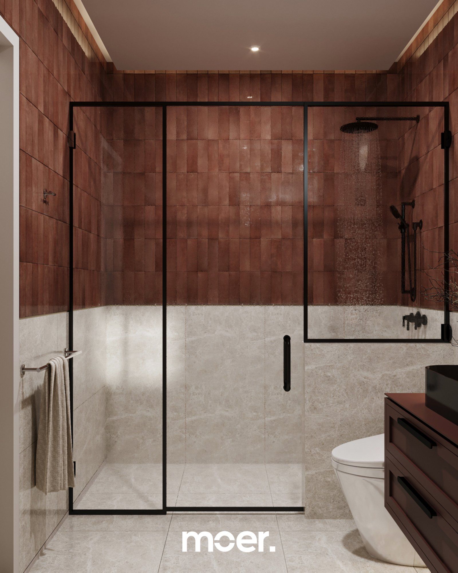3D render of Home Living, detail 2 of 3