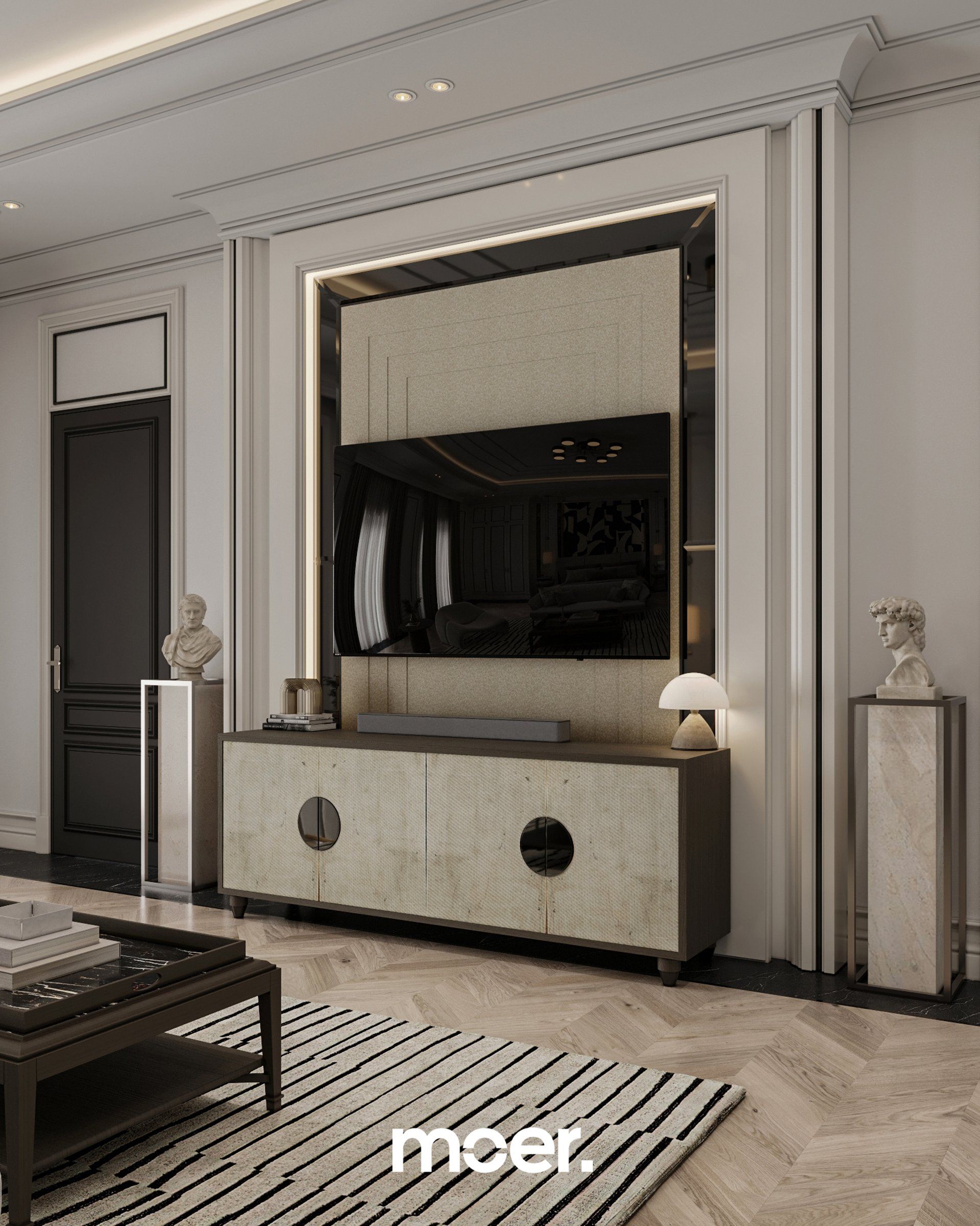 3D render of Bedroom / Closet, detail 2 of 2