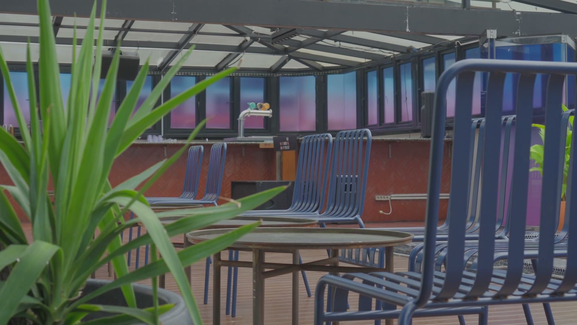 Photo of Hotel Rooftop & Cafe, a still from the film