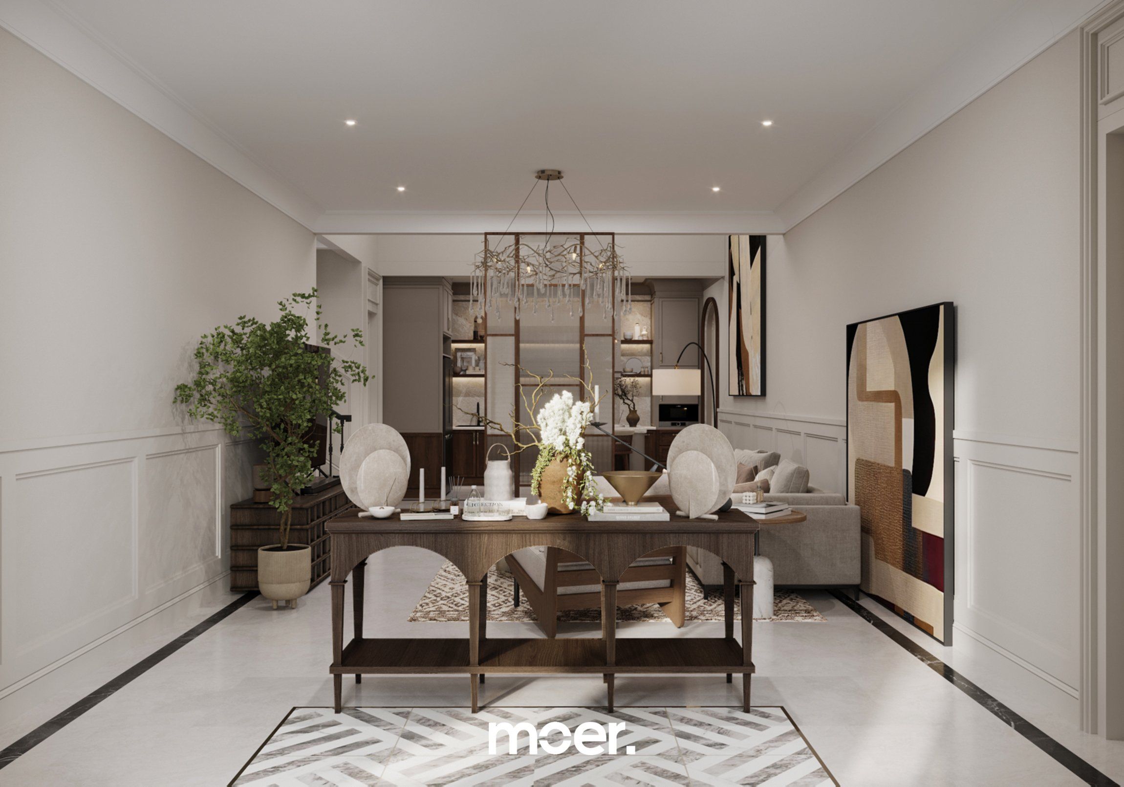 3D render of Home Living, image 1 of 10