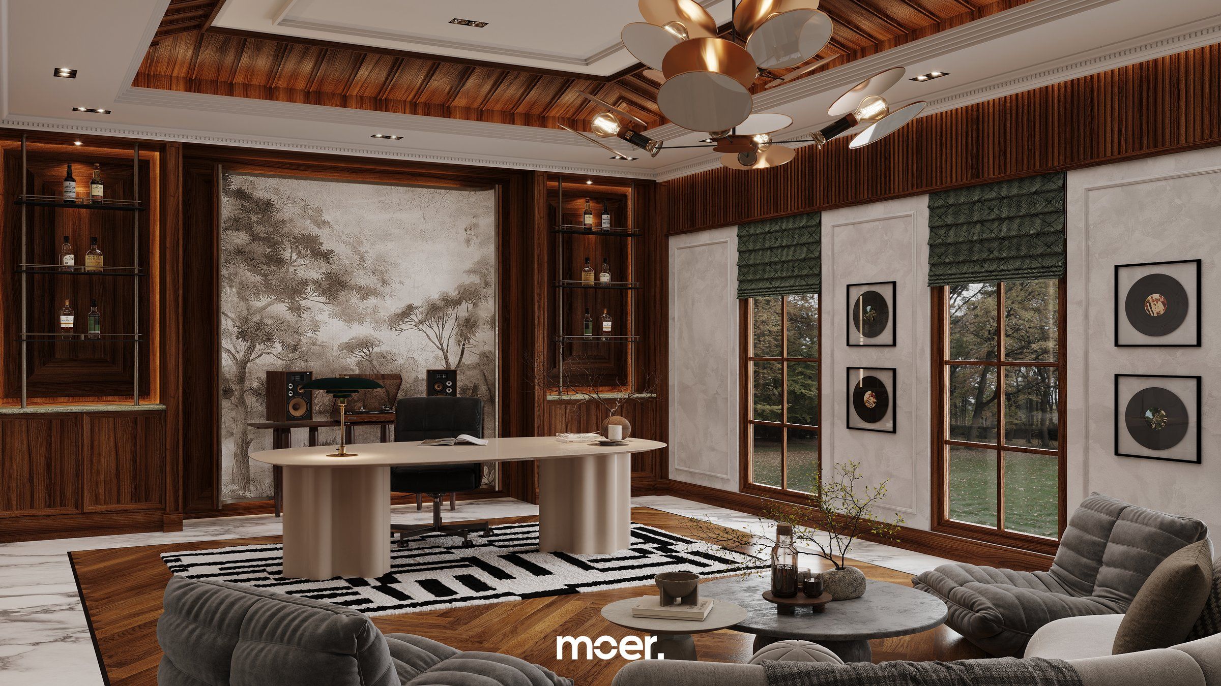 3D render of Study / Lounge, image 1 of 5