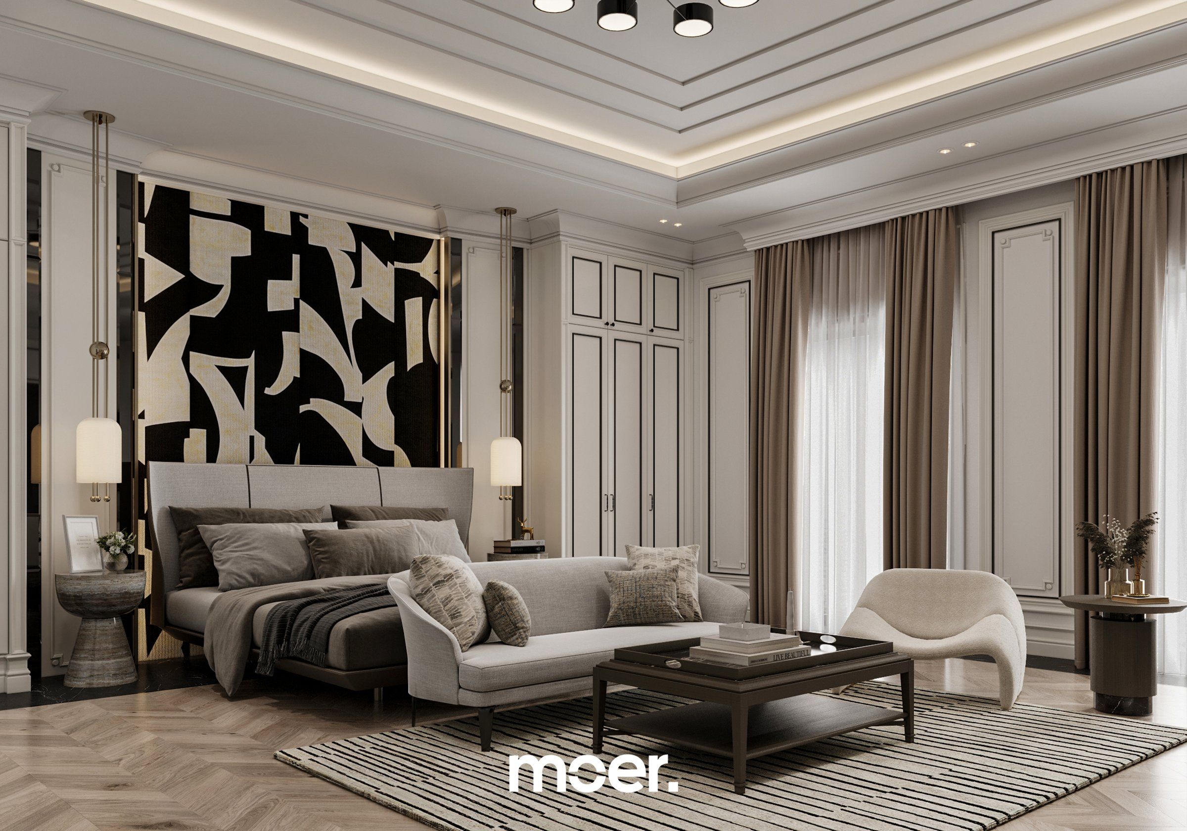 3D render of Bedroom / Closet, image 2 of 7