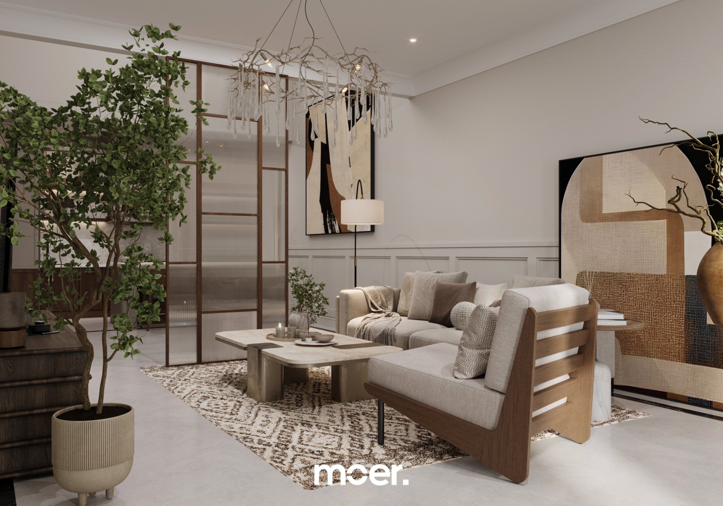 3D render of Home Living, image 2 of 10