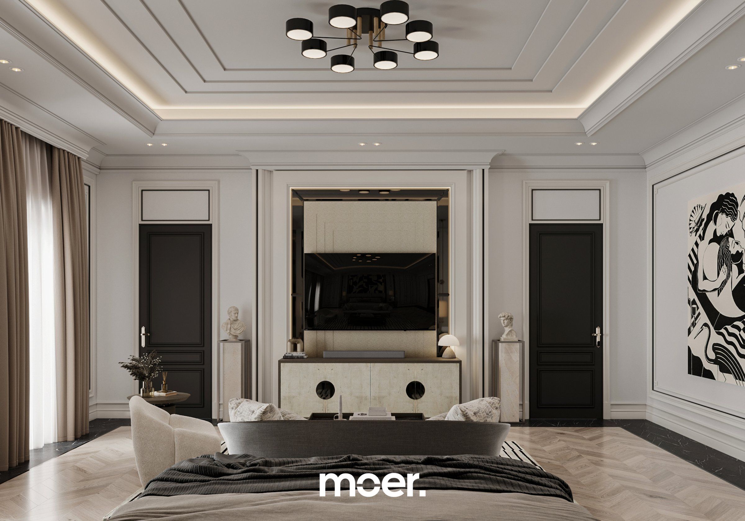 3D render of Bedroom / Closet, image 3 of 7