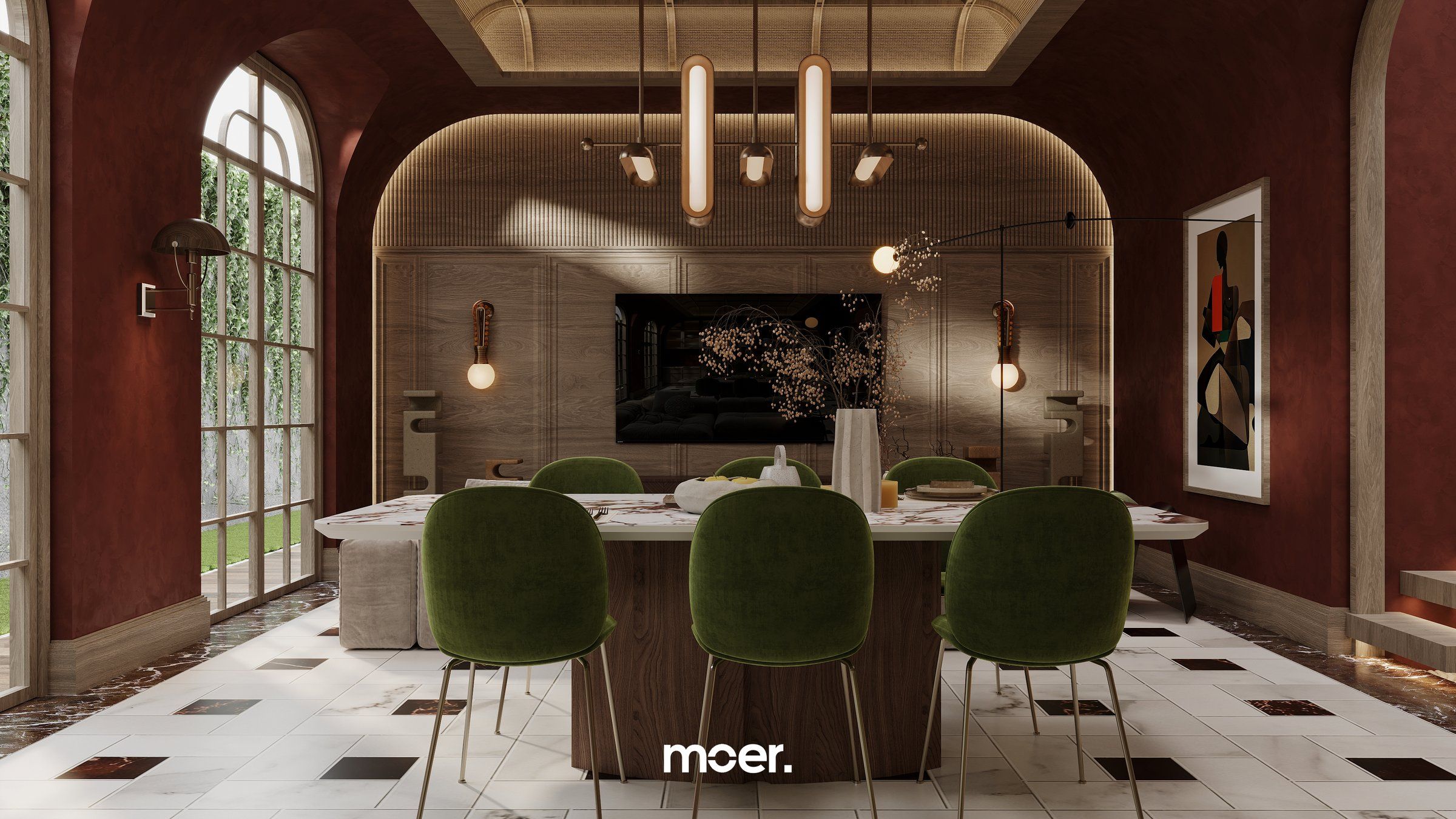 3D render of Study / Lounge, image 4 of 5