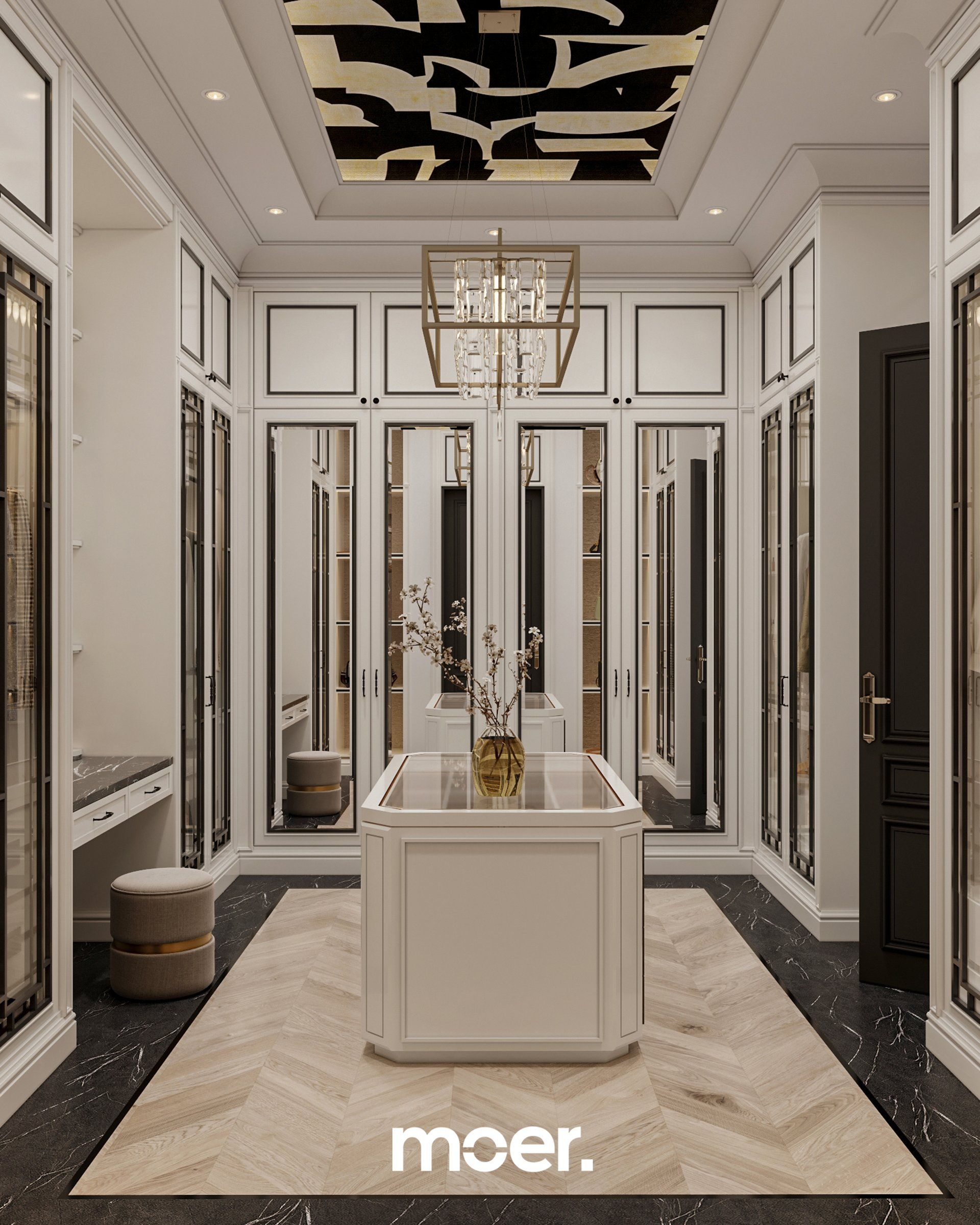 3D render of Bedroom / Closet, image 5 of 7