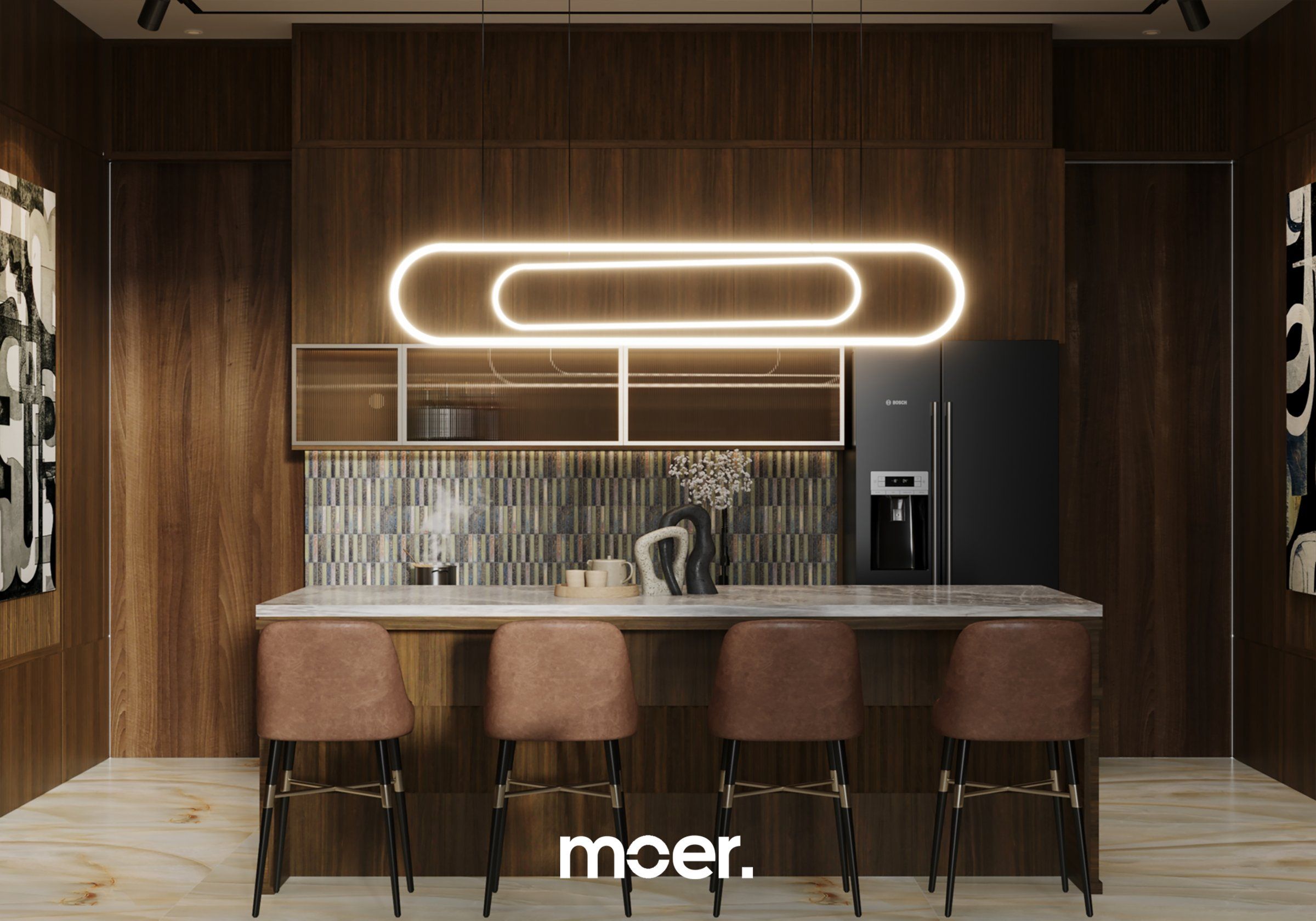 3D render of Living / Dining, image 6 of 6