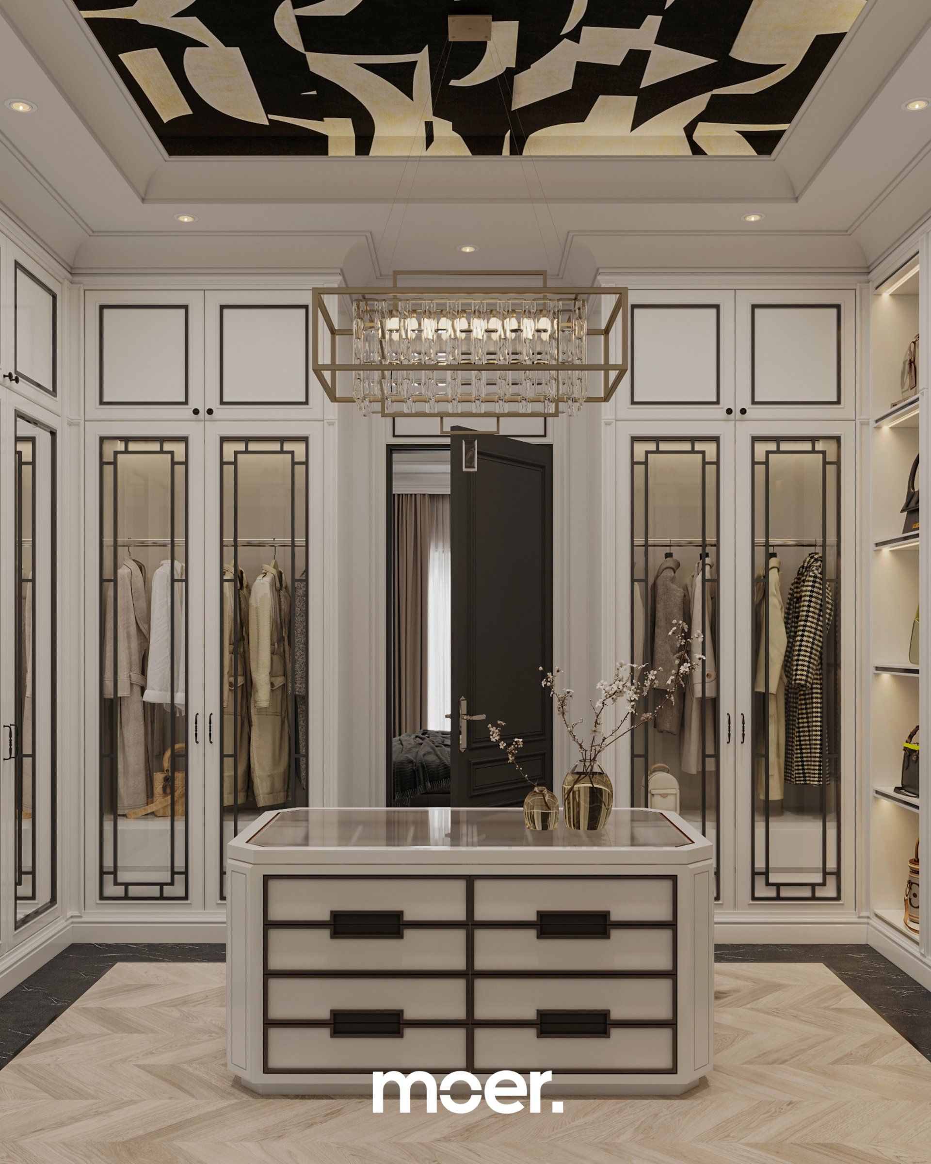3D render of Bedroom / Closet, image 6 of 7