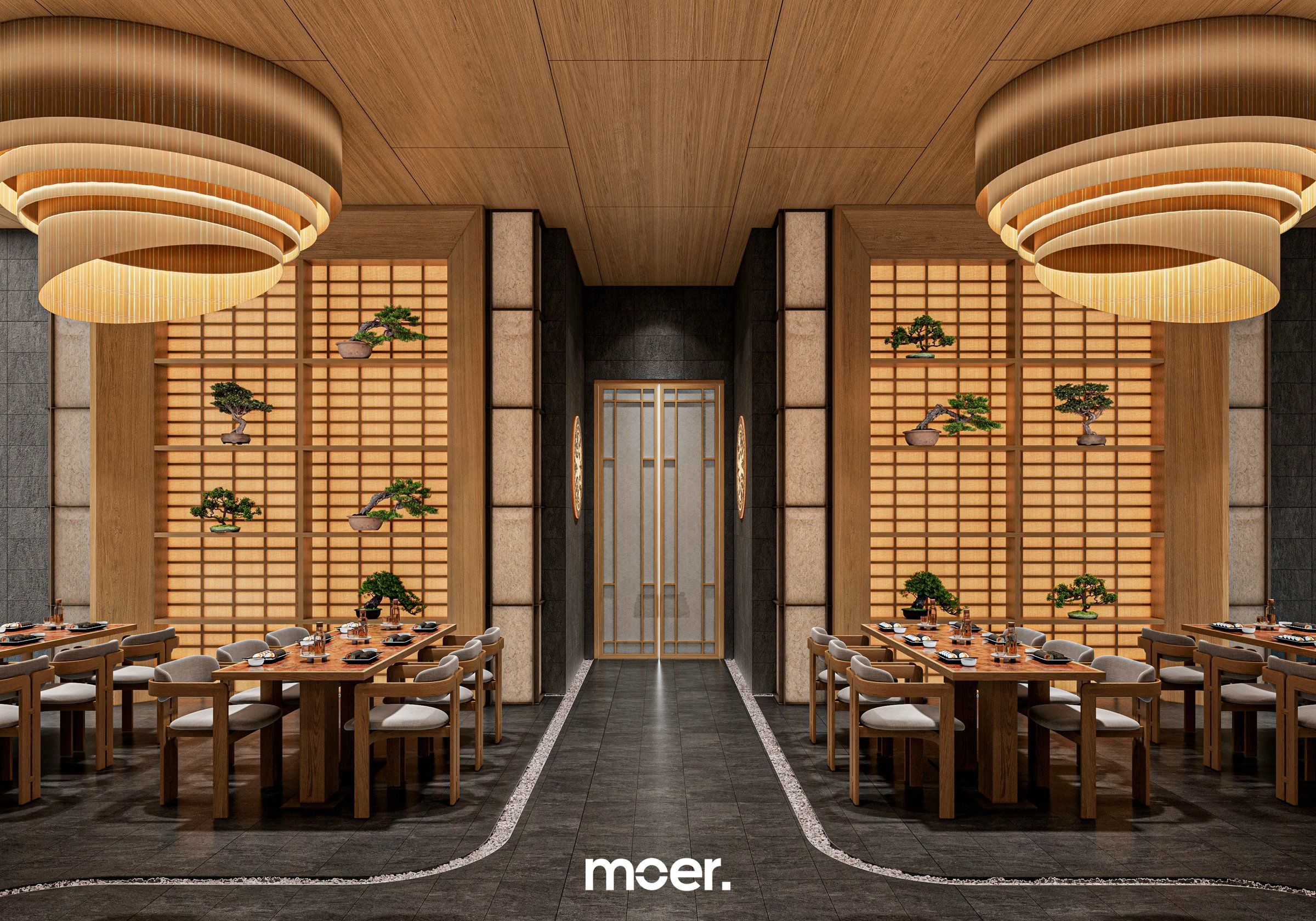 3D render of Japanese Restaurant, image 7 of 8